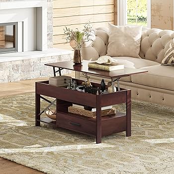 WTW コーヒーテーブル / JACK COFFEE TABLE Amazon.com: SYESWAY 42'' Lift Top Coffee Table, 4-in-1